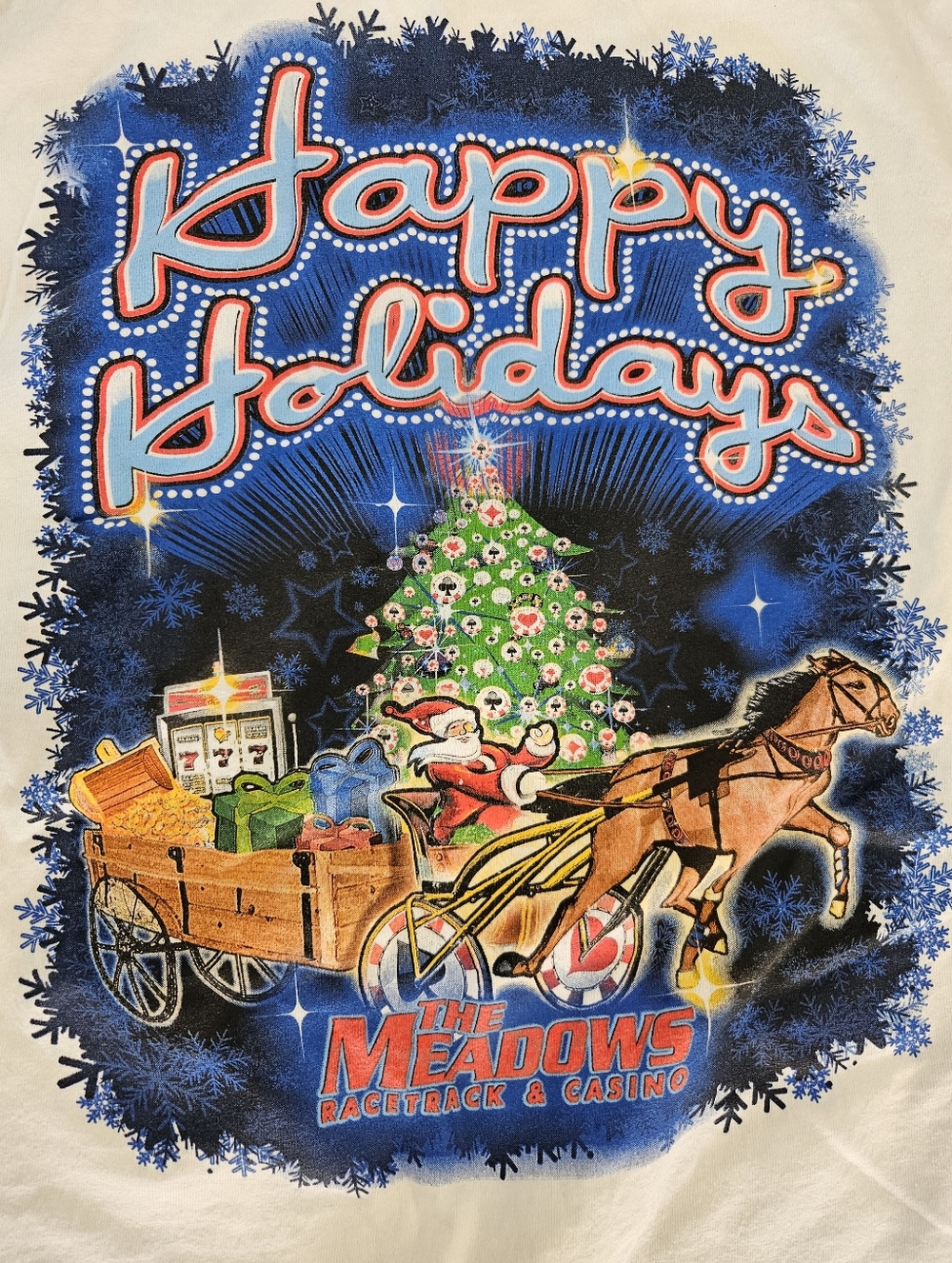 Vintage The Meadows White Christmas T-shirt